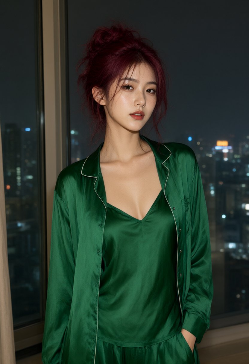 夜色下仍然亮着灯的小食店